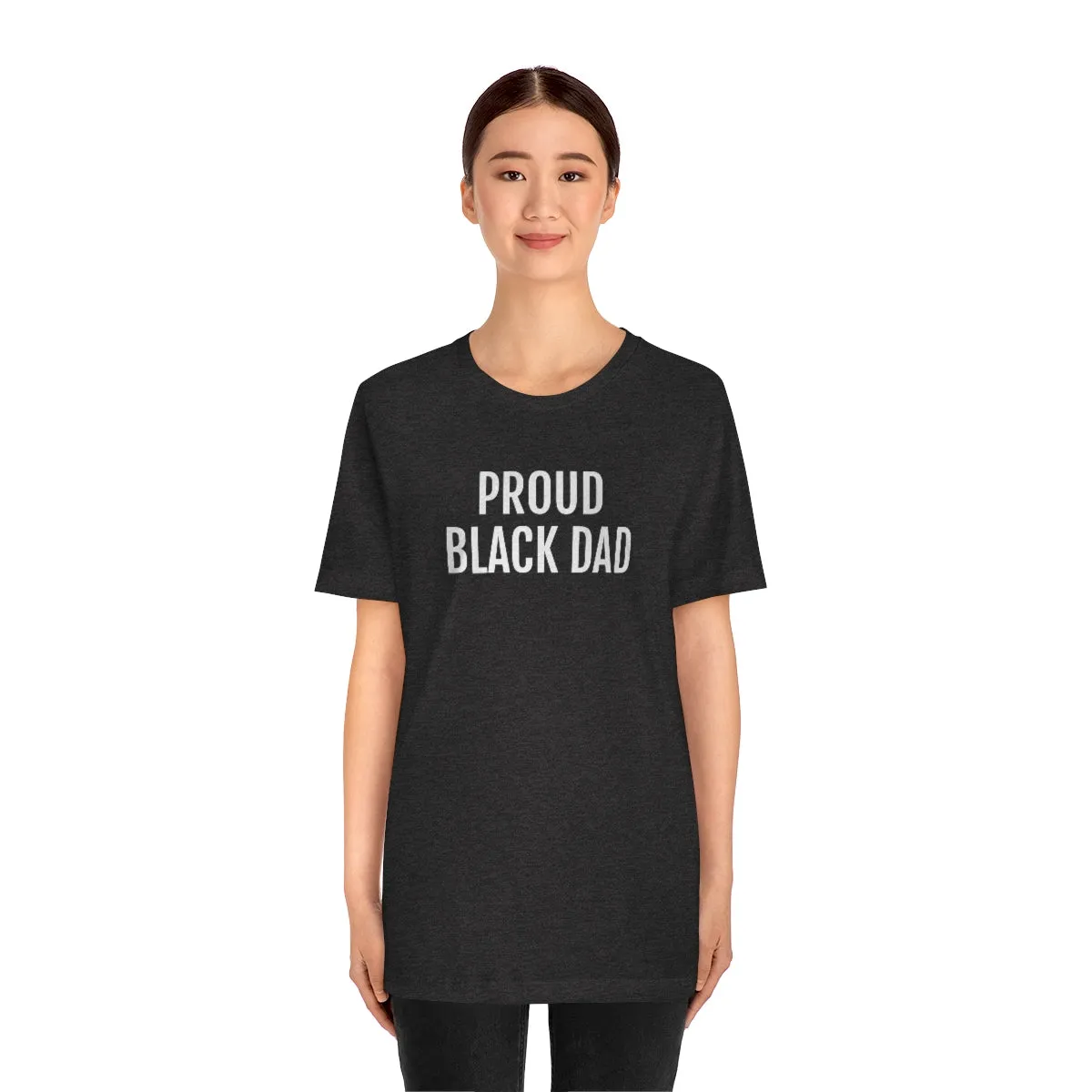 Proud Black Dad - Unisex Jersey Short Sleeve Tee