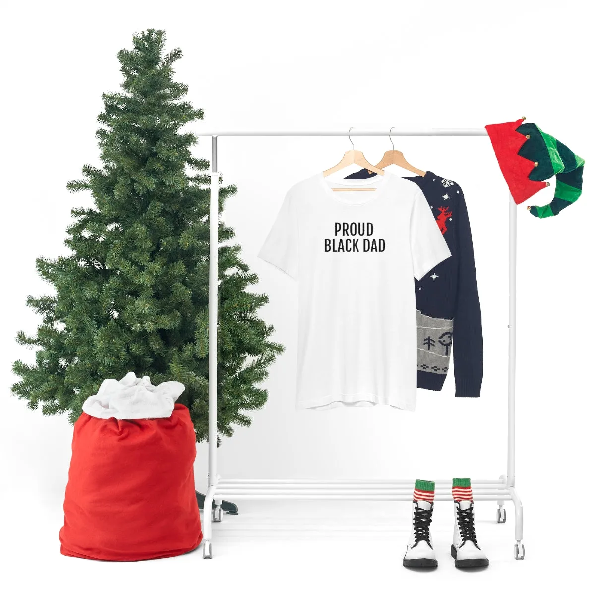 Proud Black Dad - Unisex Jersey Short Sleeve Tee