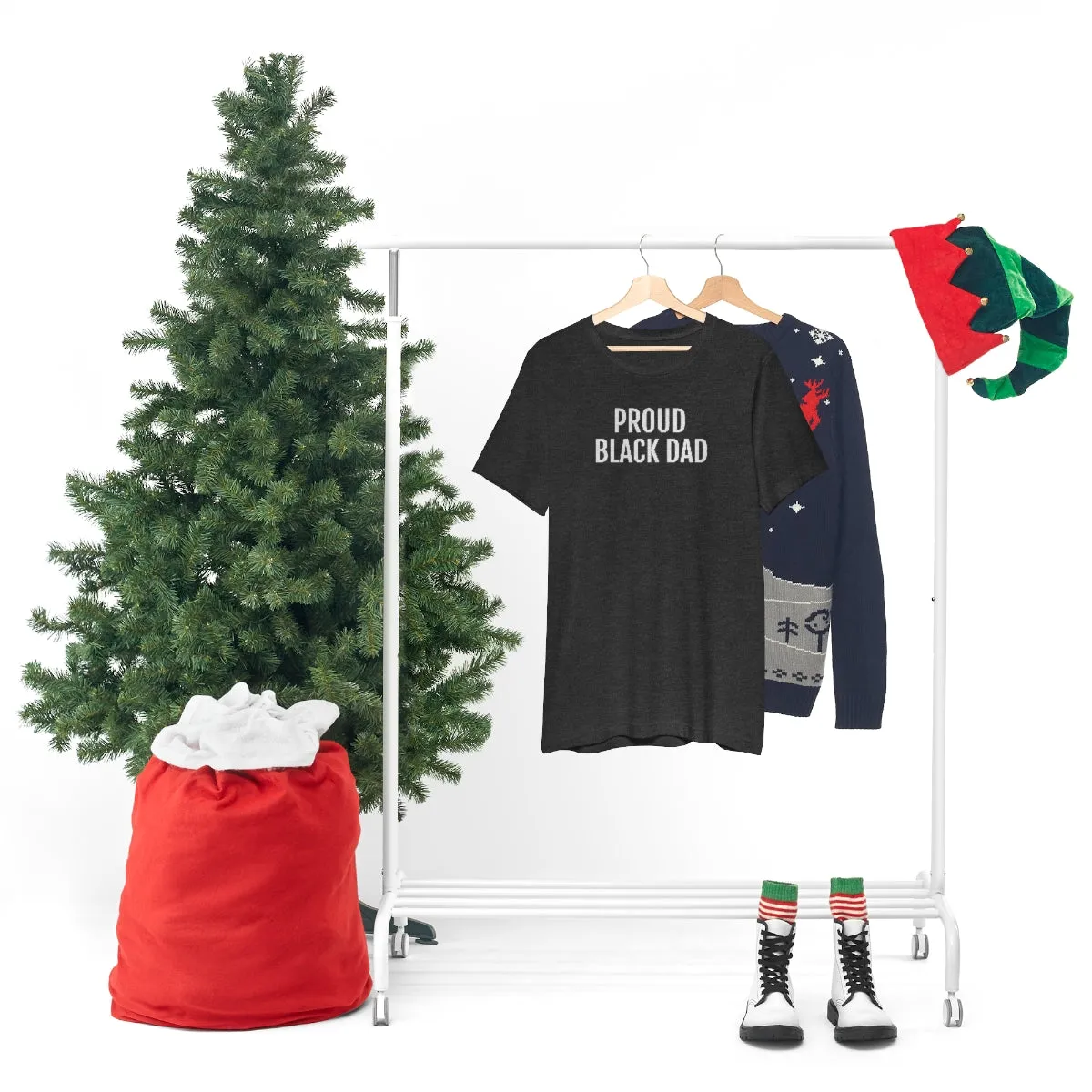 Proud Black Dad - Unisex Jersey Short Sleeve Tee