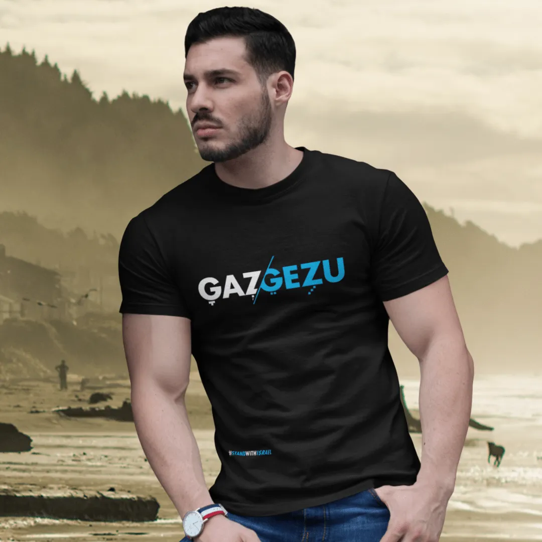 "Gazgezu" Black T-shirt for Men
