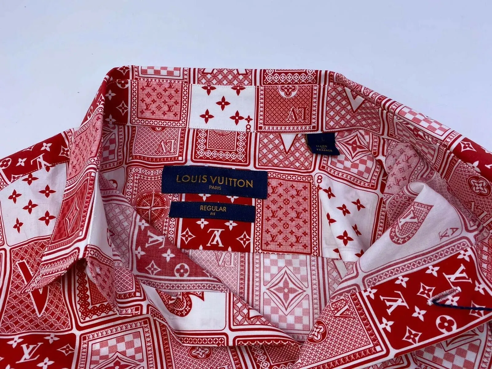 Regular Fit Short Sleeve Card Shirt
