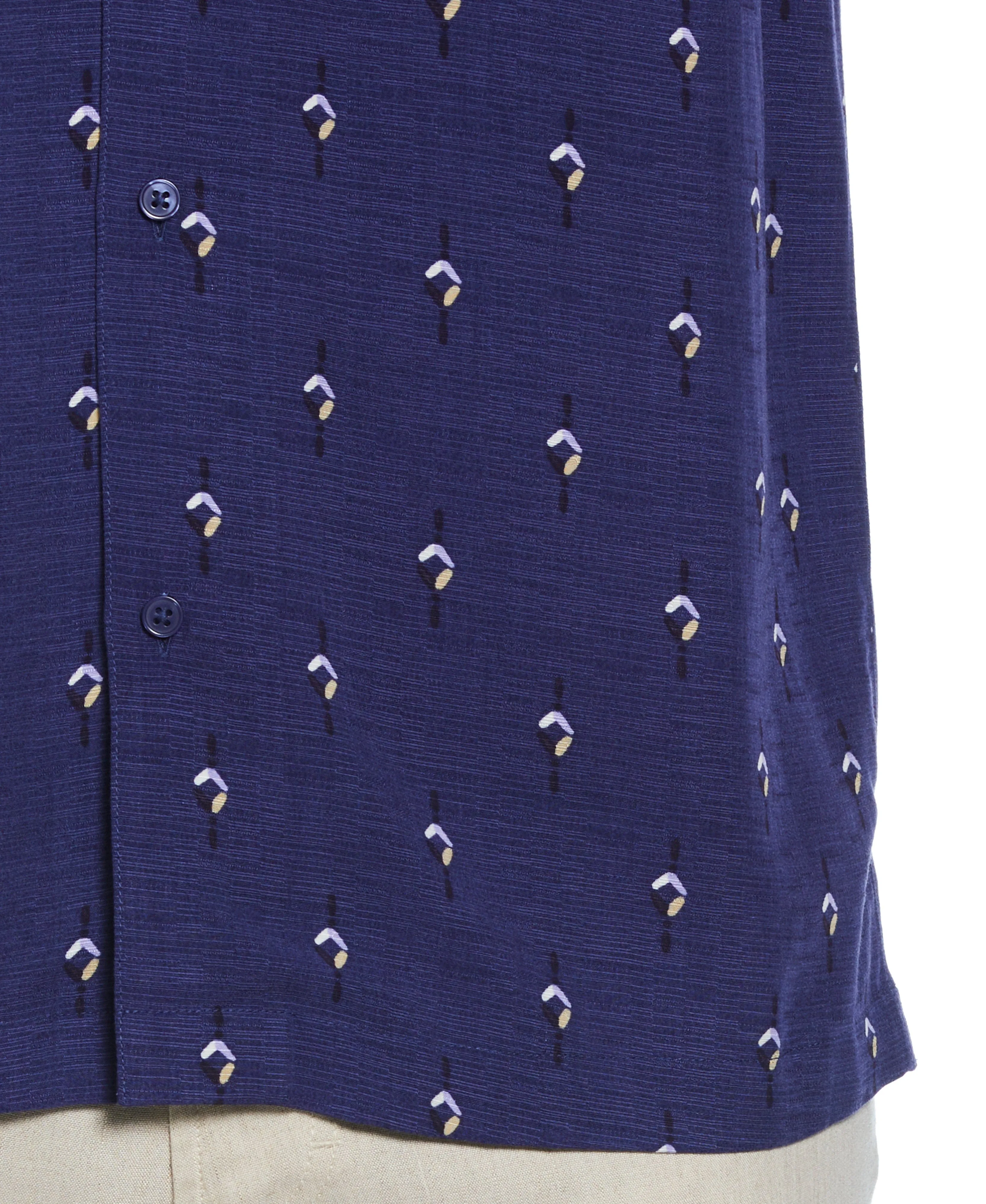Retro Geometric Print Shirt