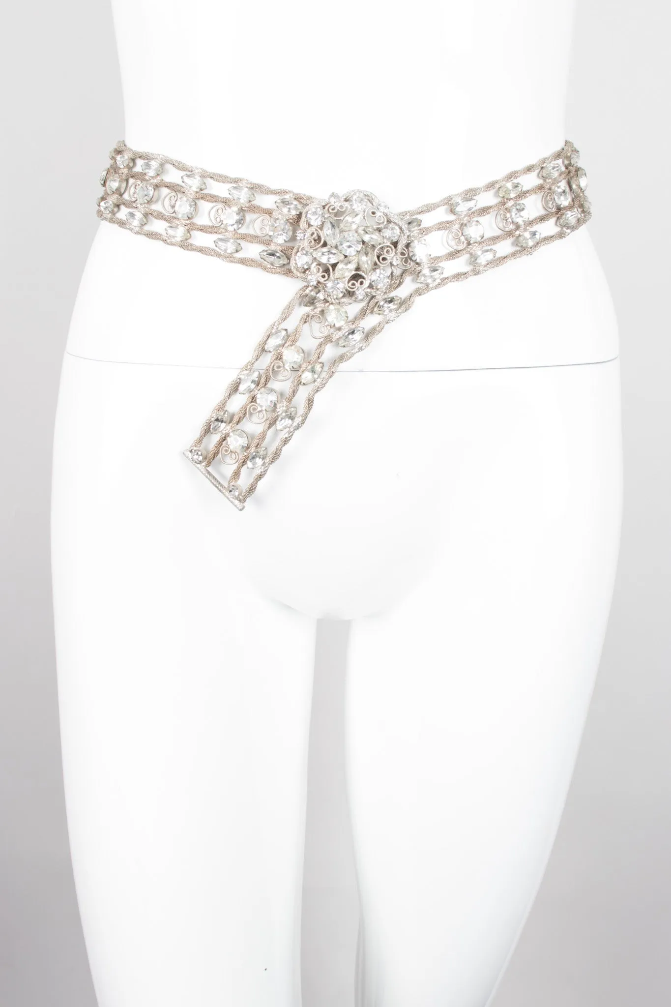 Rhinestone Metal Belt