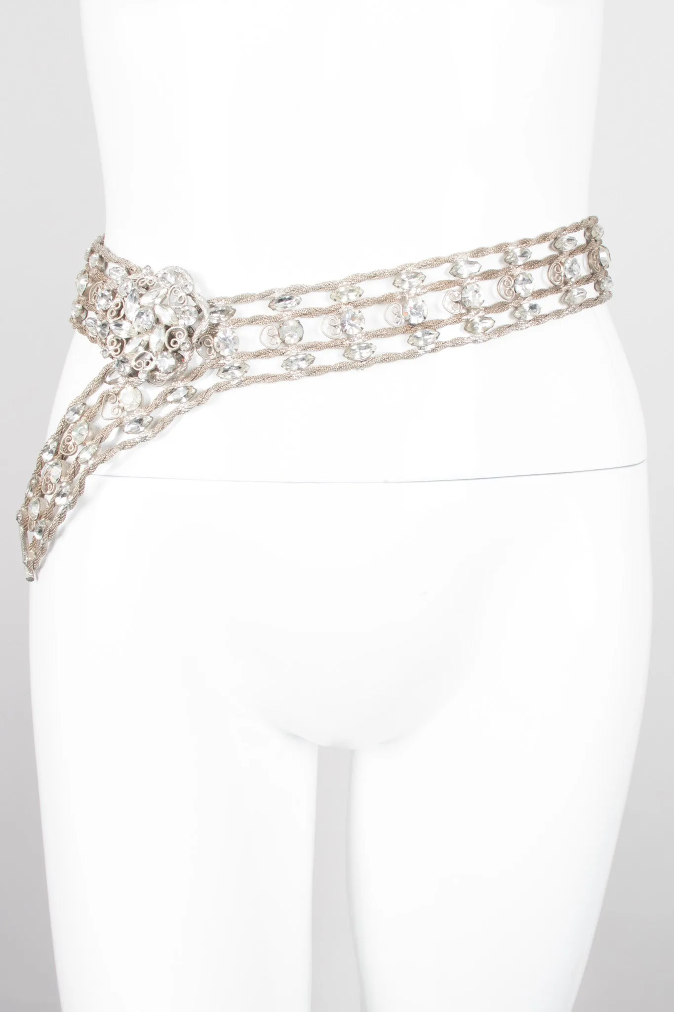Rhinestone Metal Belt
