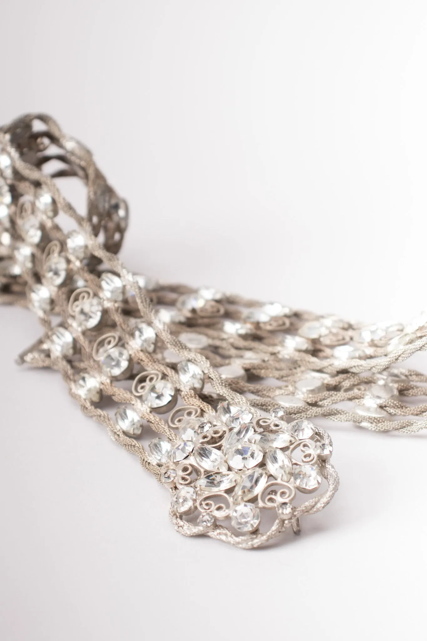 Rhinestone Metal Belt