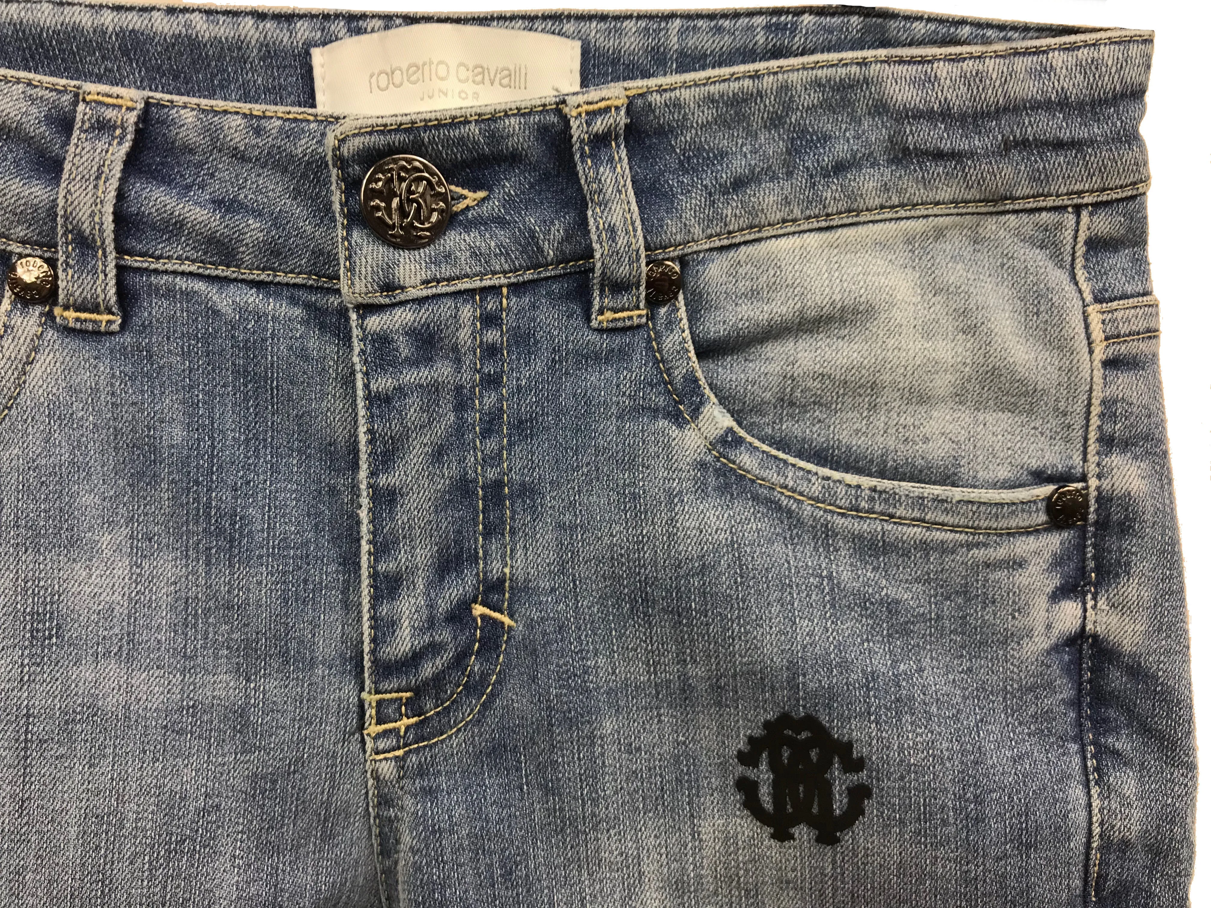 Roberto Cavalli Boy Denim with Logo