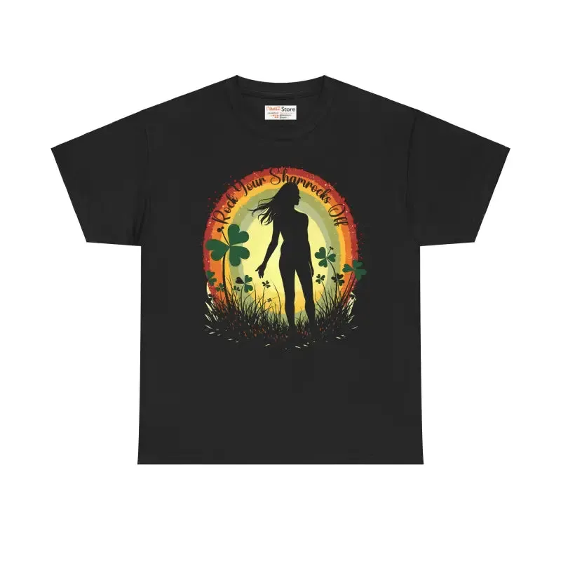 Rock Patricks Day with Unisex Heavy Cotton Tee
