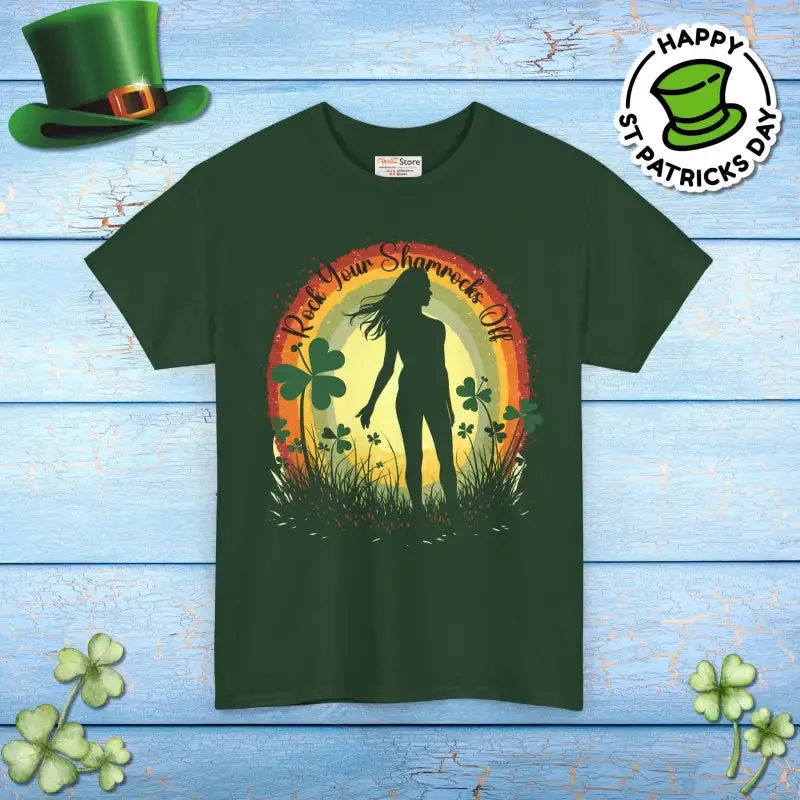 Rock Patricks Day with Unisex Heavy Cotton Tee