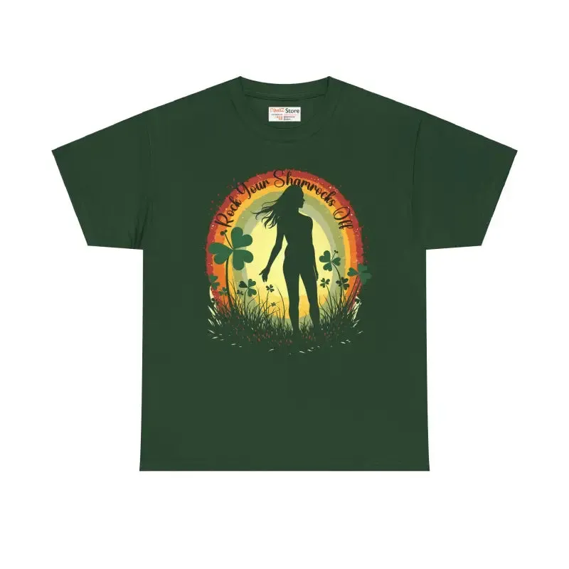 Rock Patricks Day with Unisex Heavy Cotton Tee