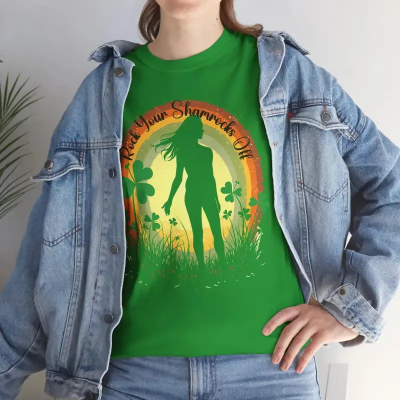 Rock Patricks Day with Unisex Heavy Cotton Tee
