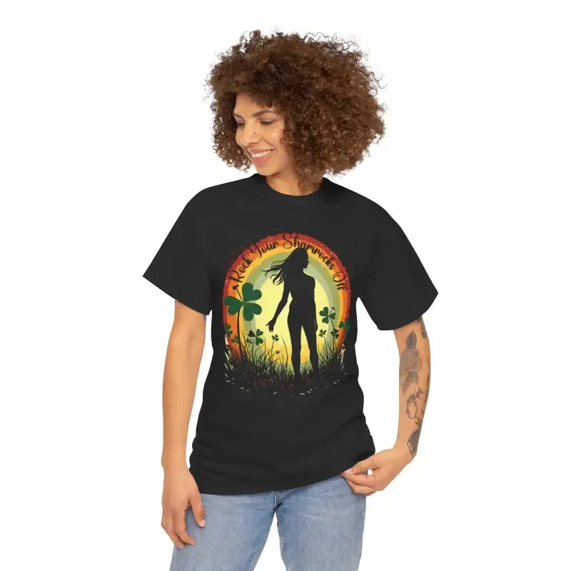 Rock Patricks Day with Unisex Heavy Cotton Tee