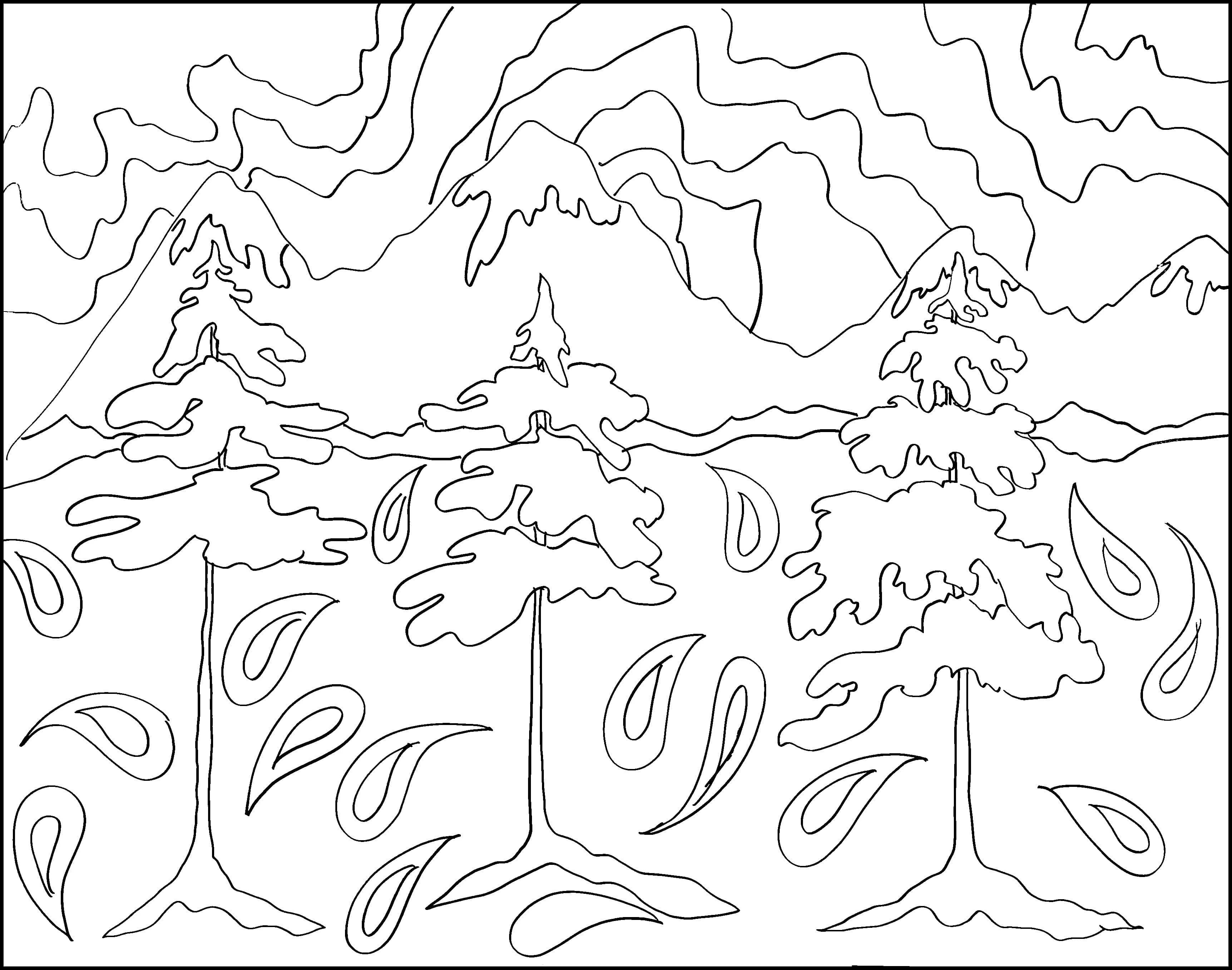 Rocky Mountain High 22" x 28" Pattern