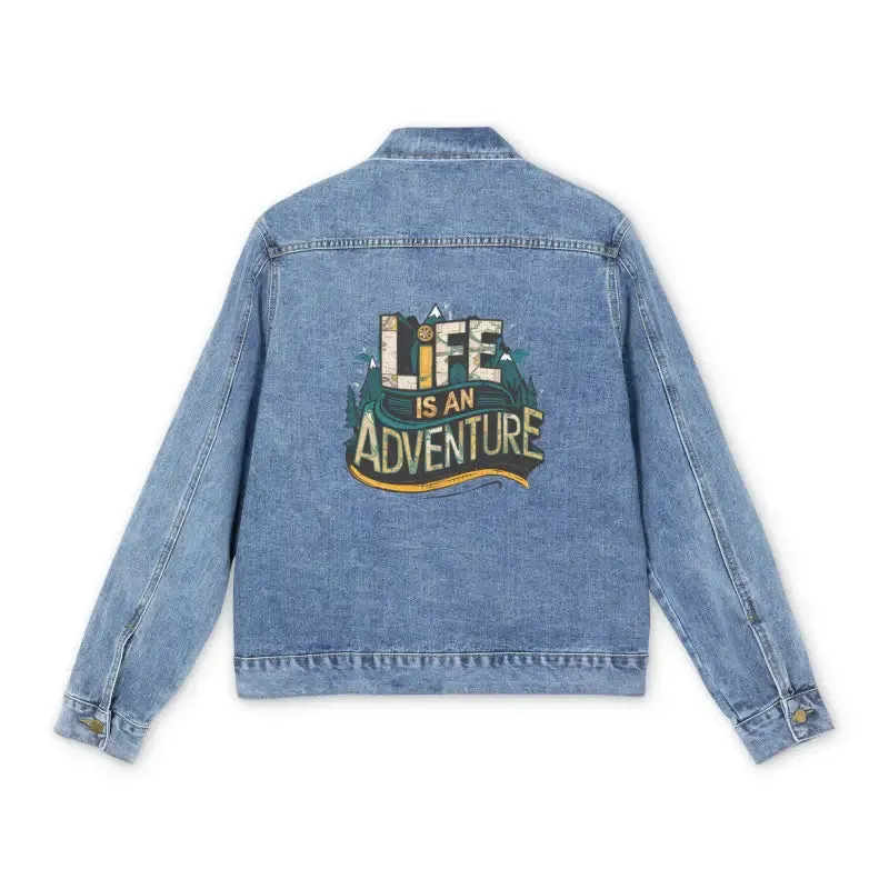 Rugged Charm Denim Jacket for the Modern Man
