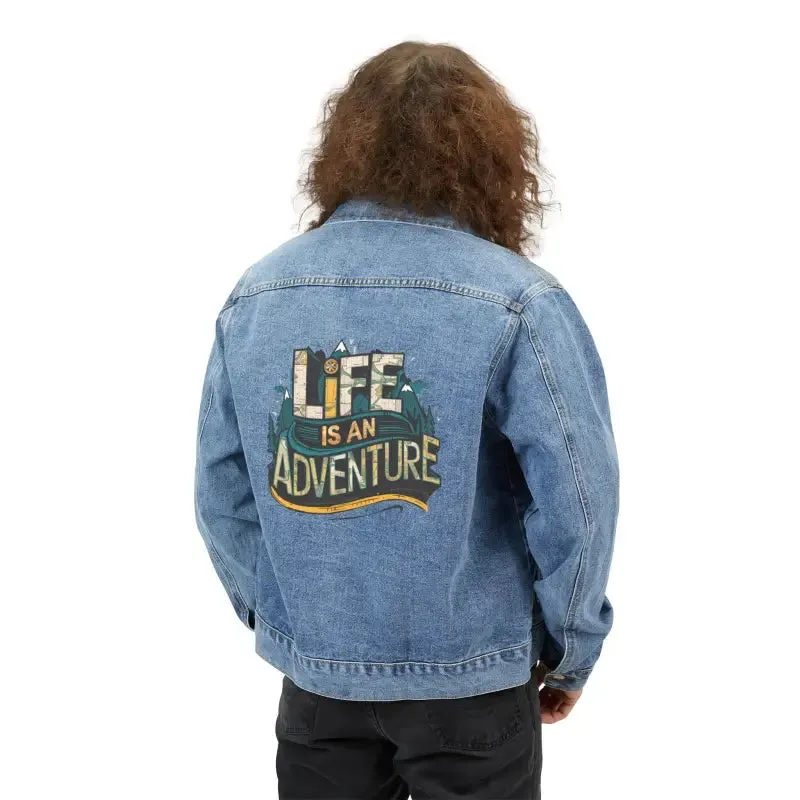 Rugged Charm Denim Jacket for the Modern Man