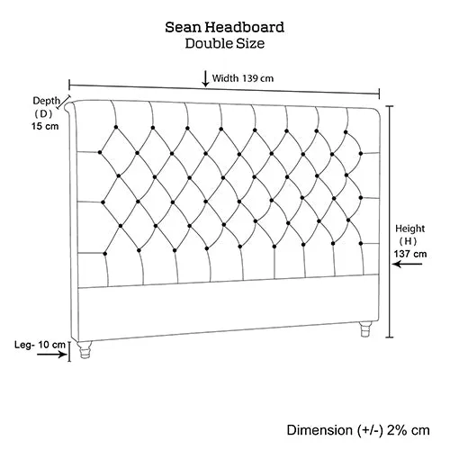 Sean Headboard  - Beige
