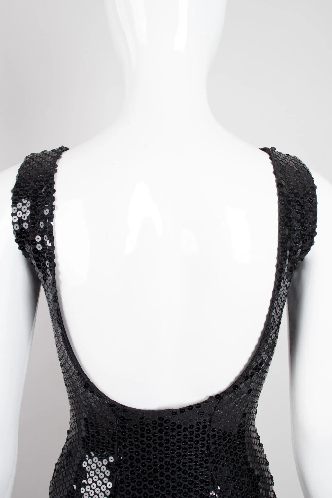 Sequin Square Neck Minidress
