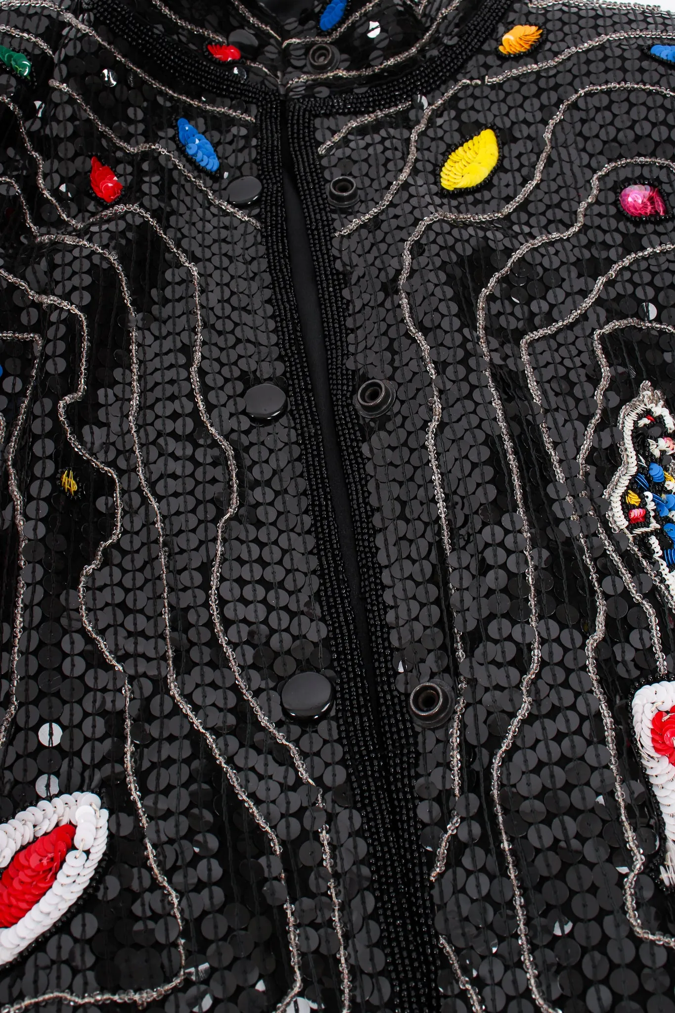 Sequined Stallion Bomber Jacket