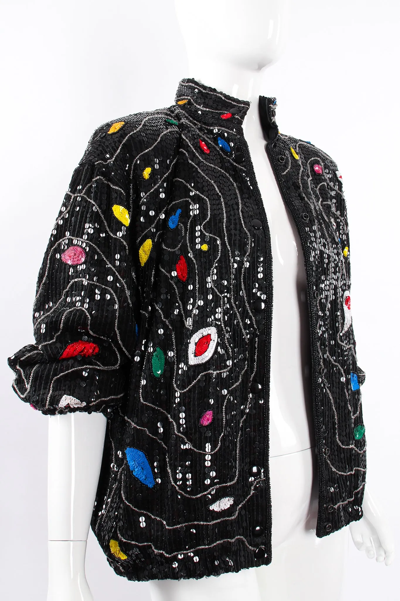 Sequined Stallion Bomber Jacket