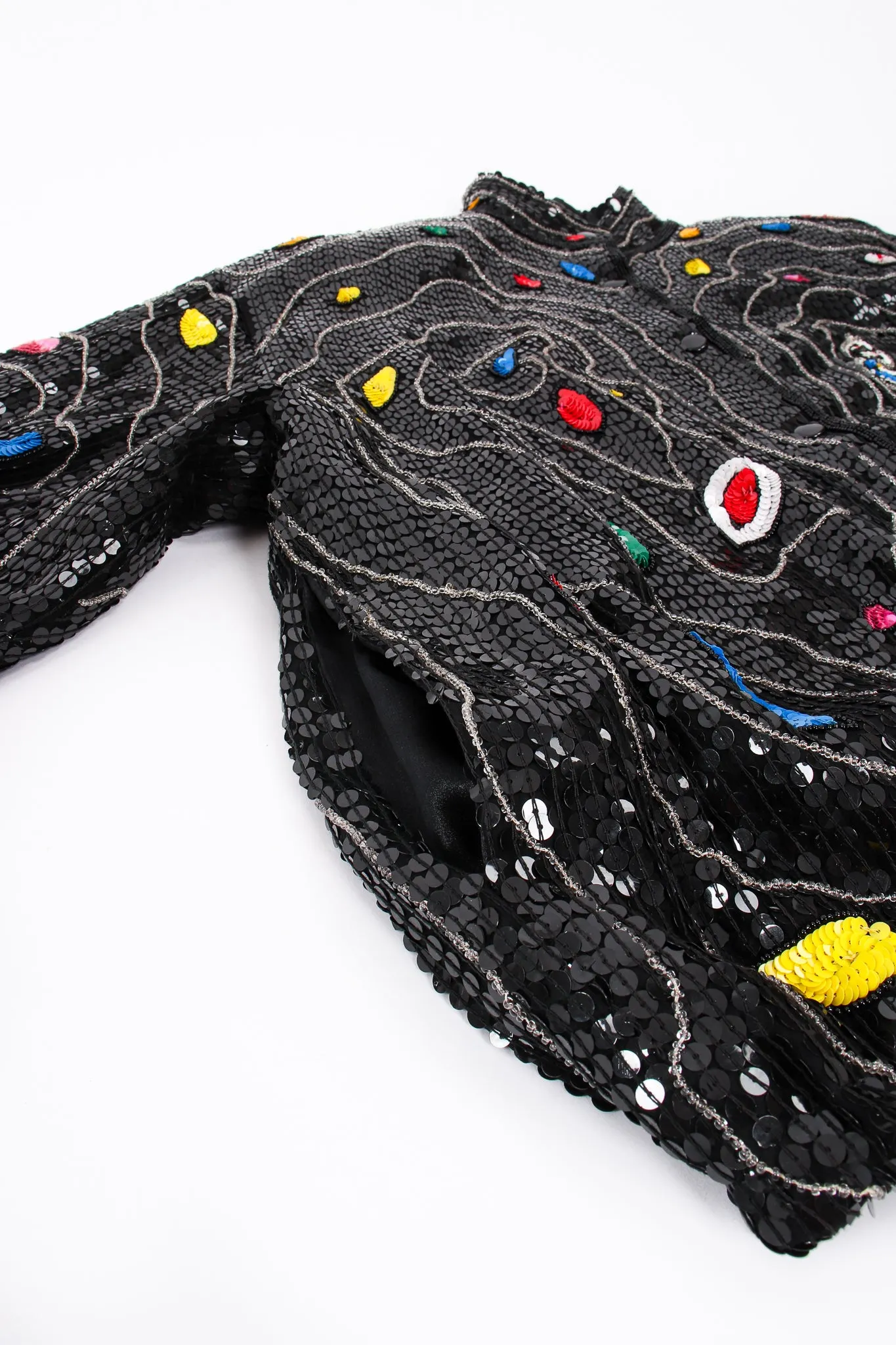 Sequined Stallion Bomber Jacket