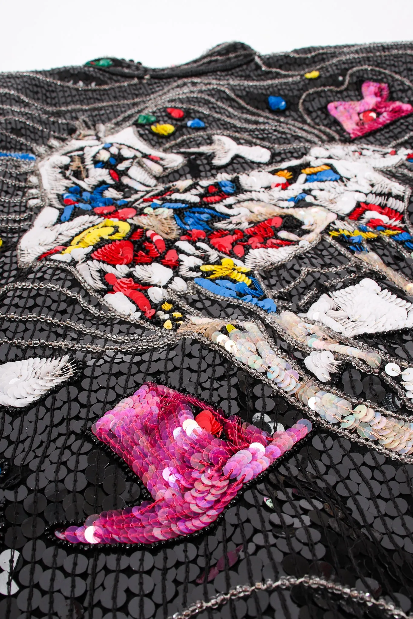 Sequined Stallion Bomber Jacket