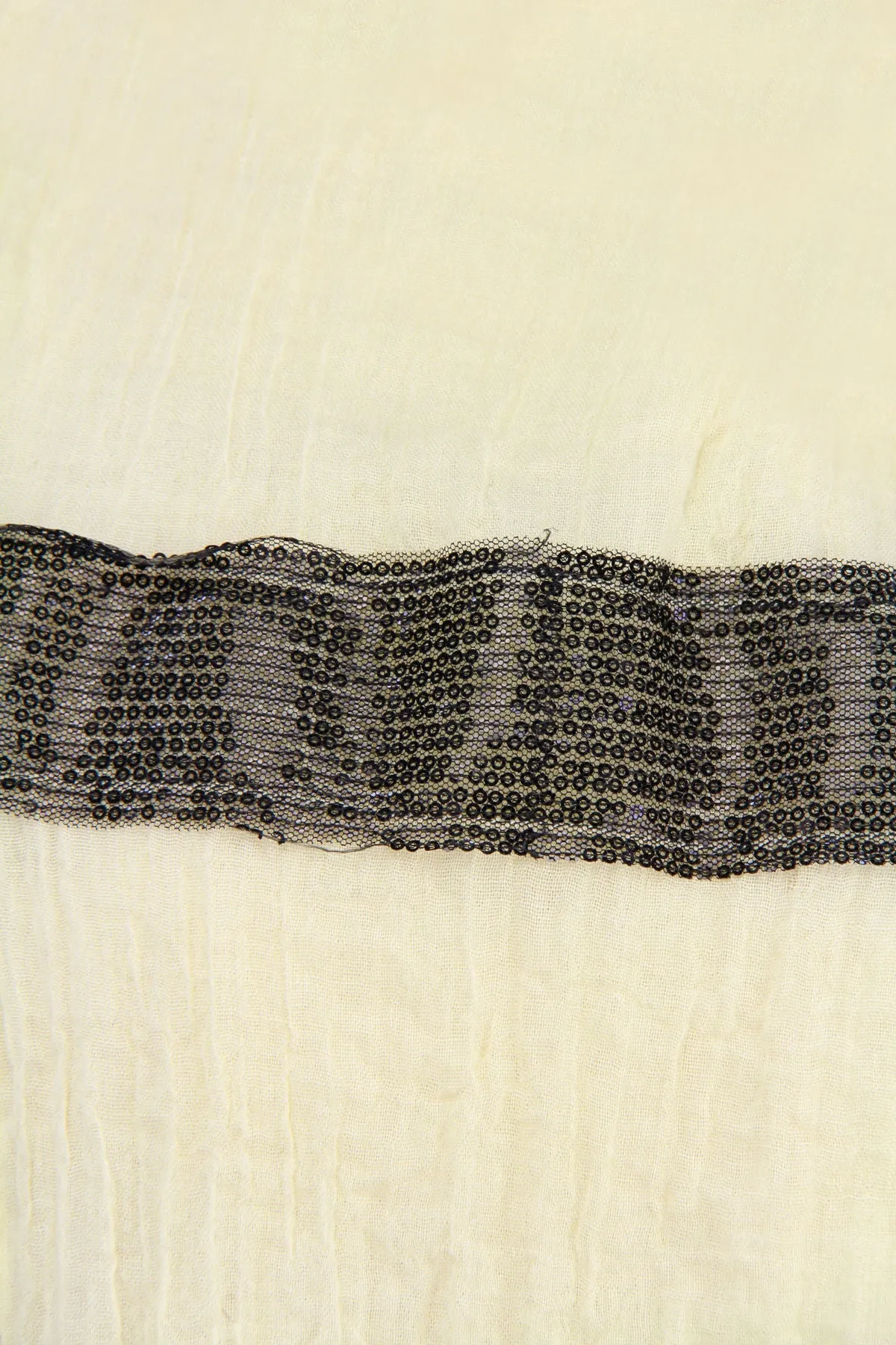 Sequined Striped Scarf