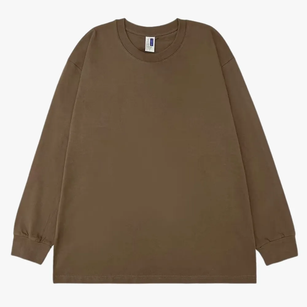 Simple Solid Color Versatile Sweatshirt