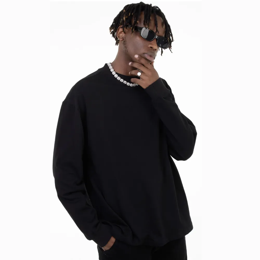Simple Solid Color Versatile Sweatshirt