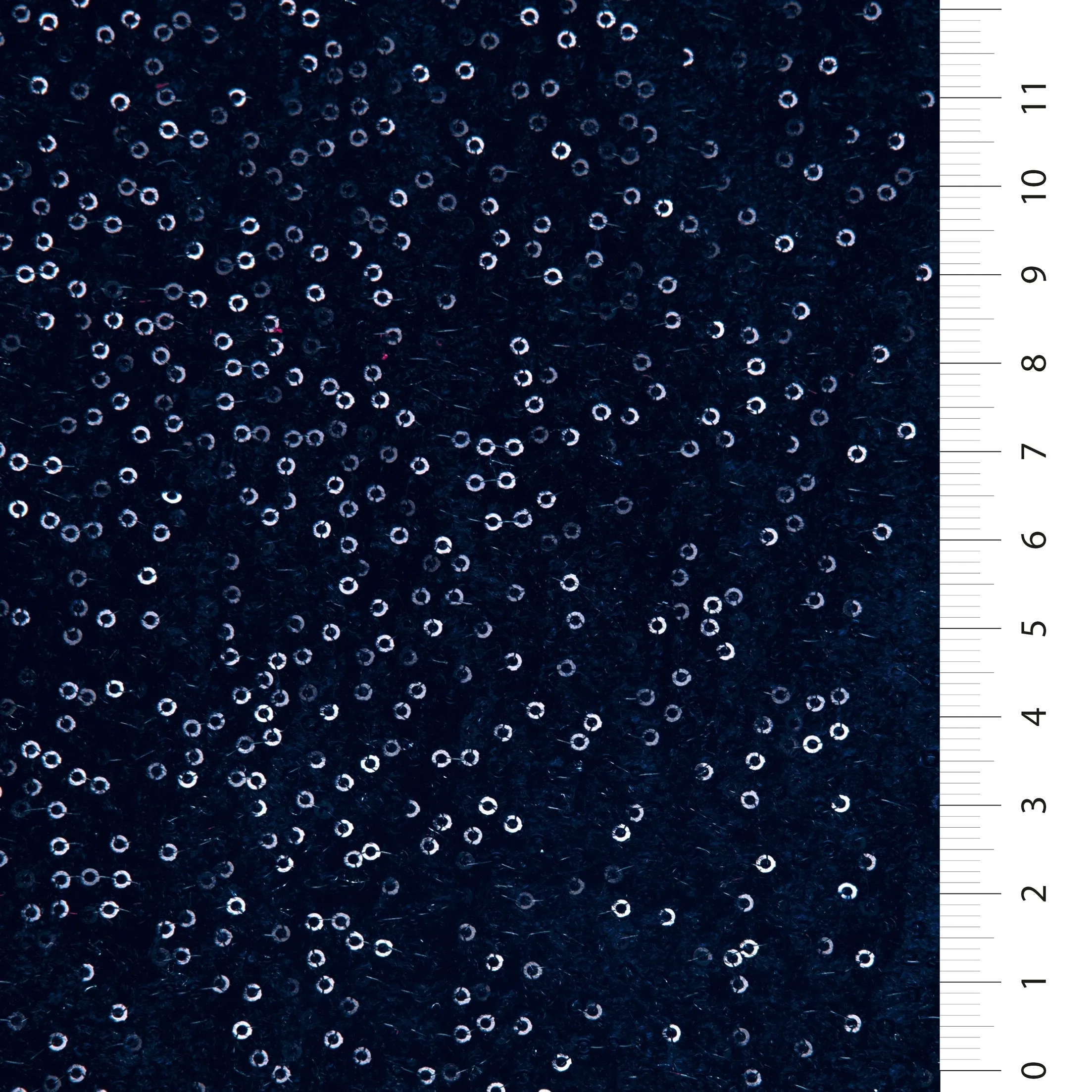 Single Color Velvet Design Sequin Embroidered Knitted Fabric