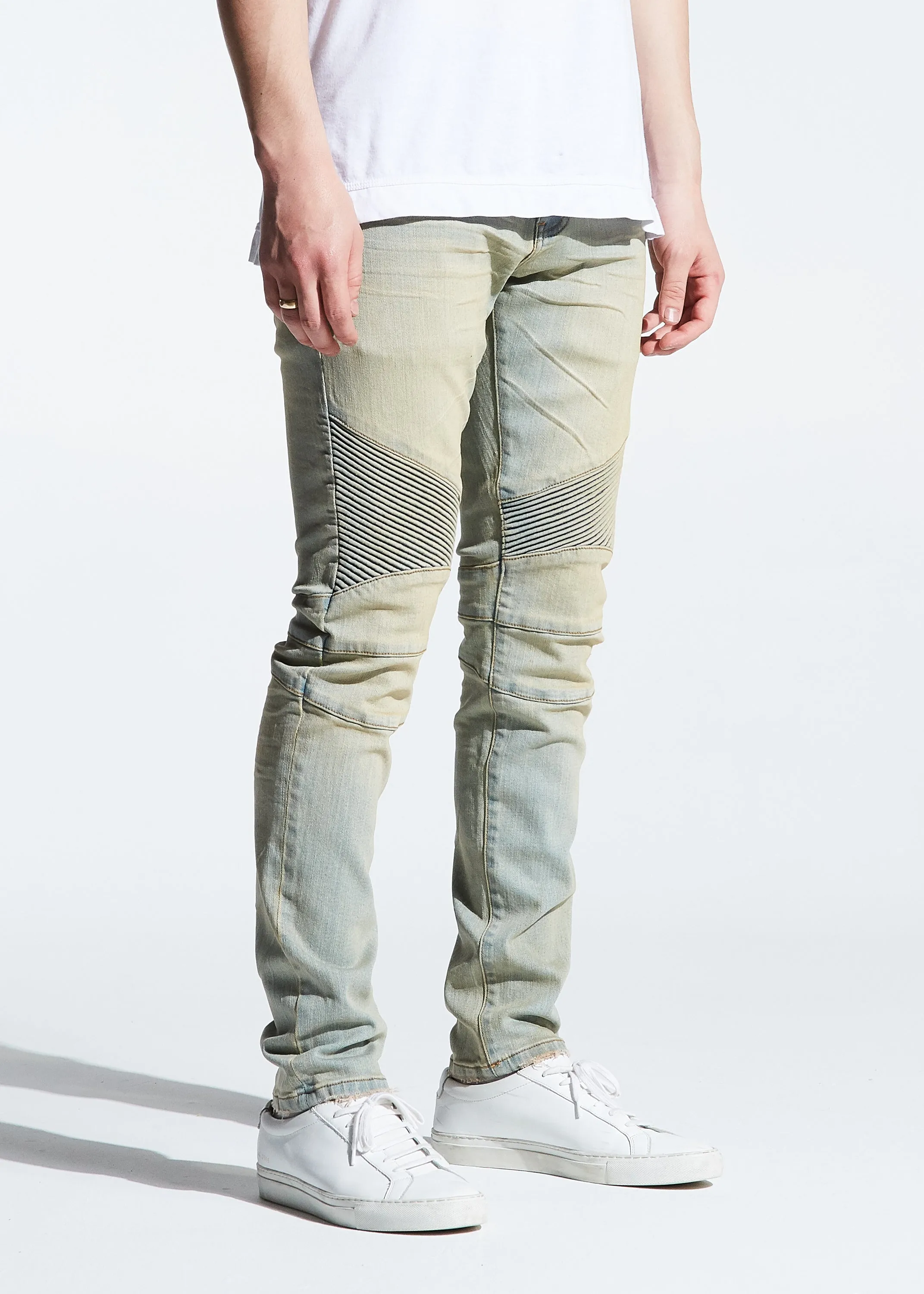 Skywalker Biker Denim (Sand Wash)