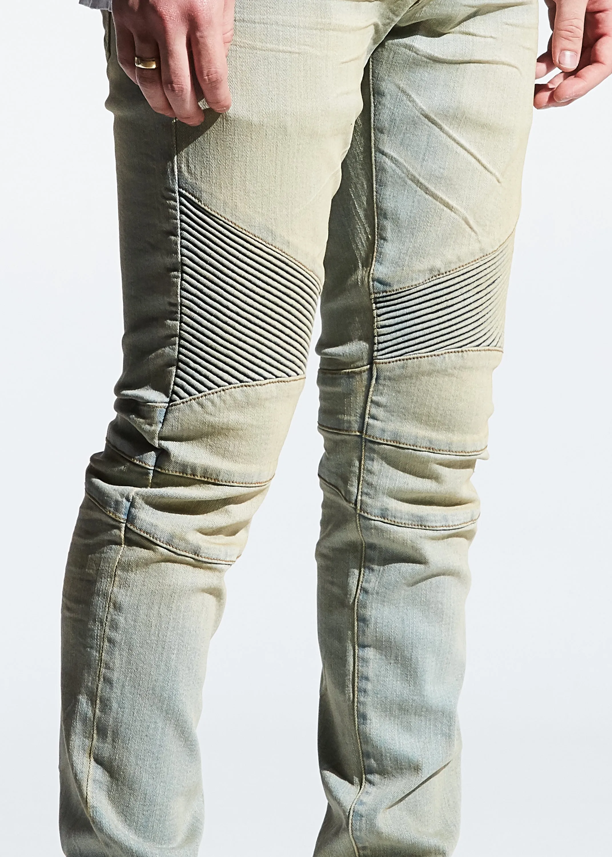 Skywalker Biker Denim (Sand Wash)