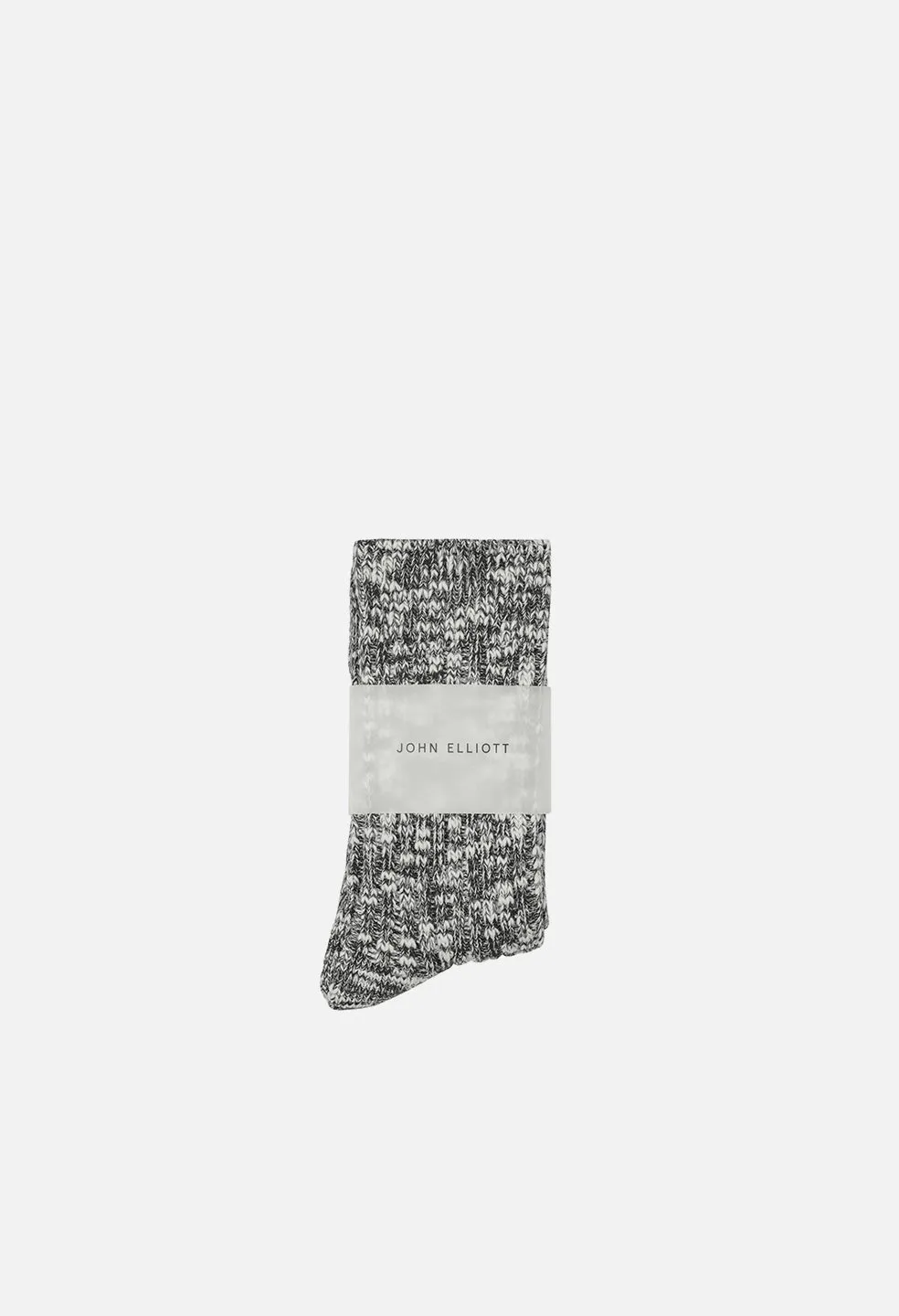 Slub Socks / Black X Natural