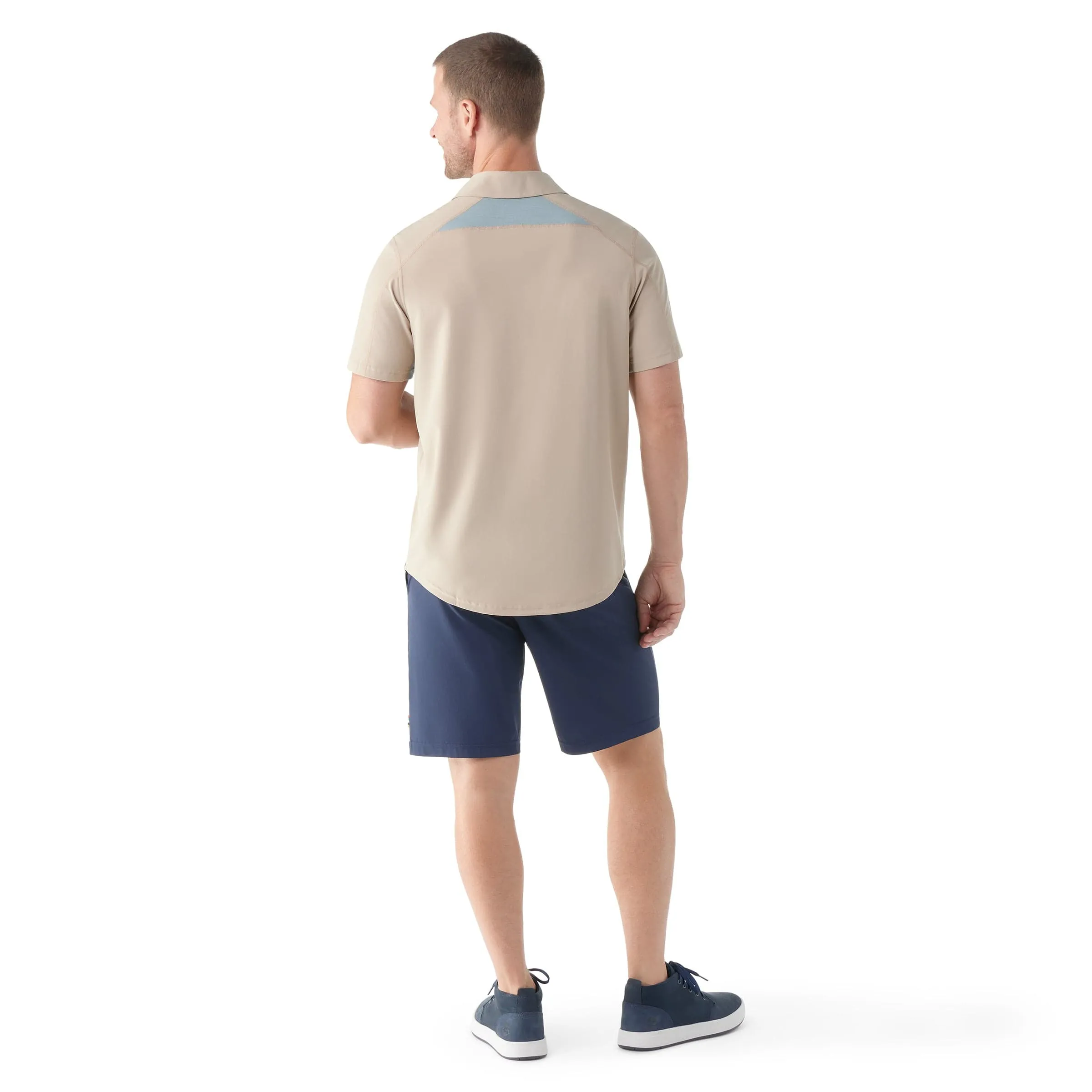 Smartwool Mens Printed Short-Sleeve Button Down