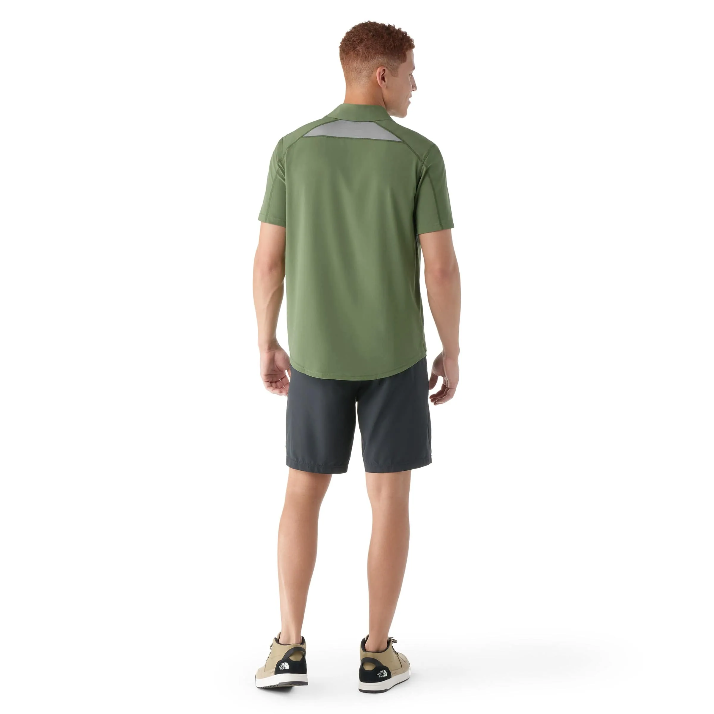 Smartwool Mens Printed Short-Sleeve Button Down
