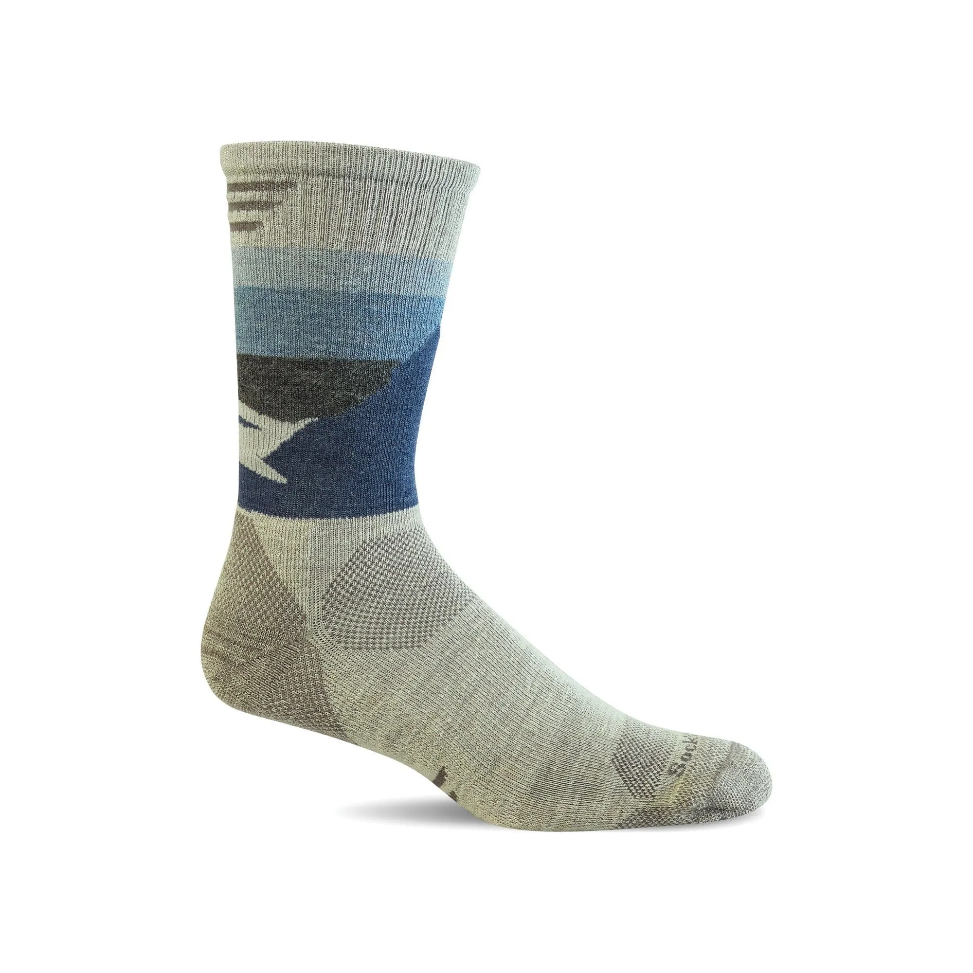 Sockwell Mens Modern Mountain Moderate Compression Crew Socks