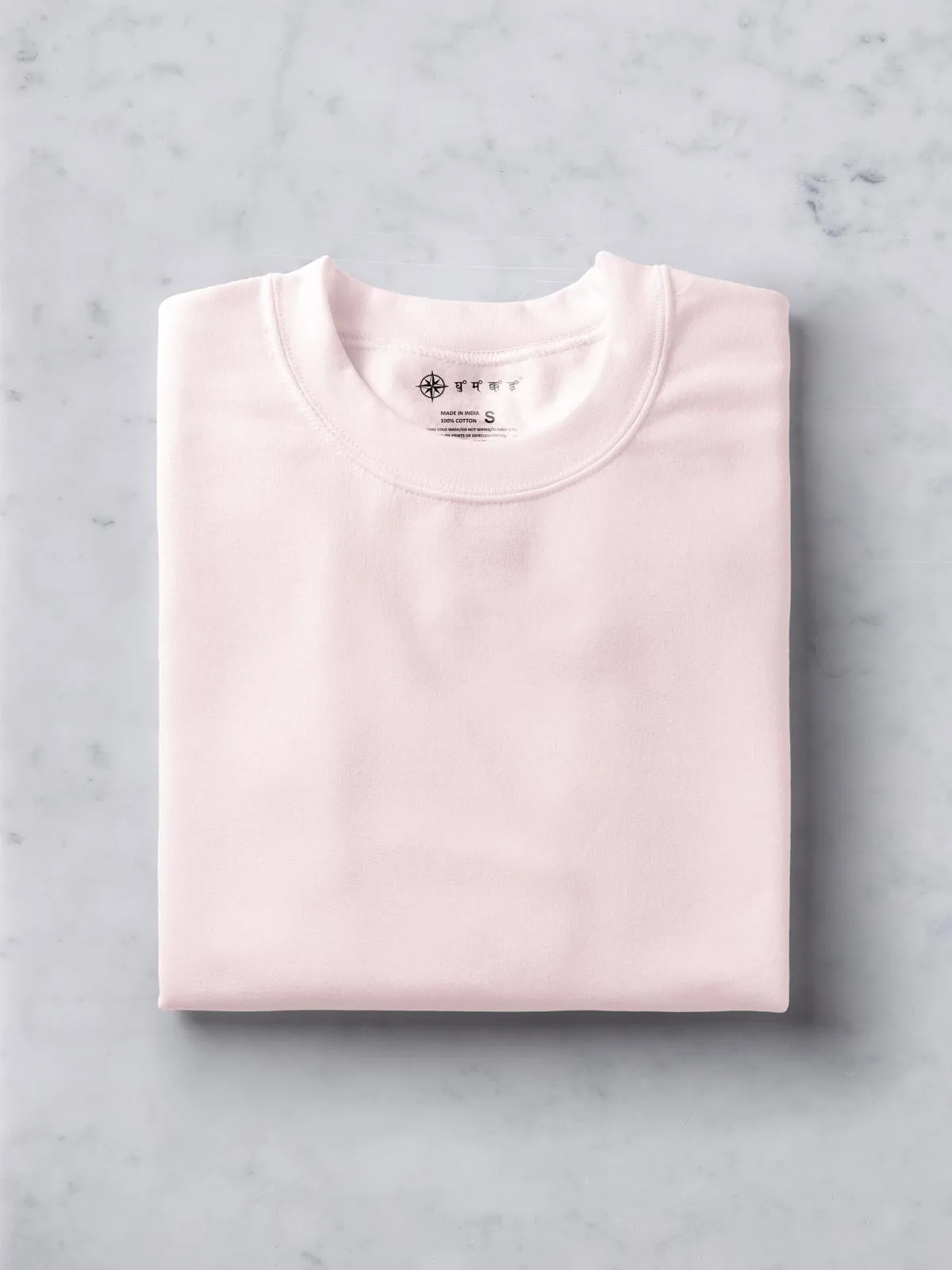 Soft Pink | Plain t shirt
