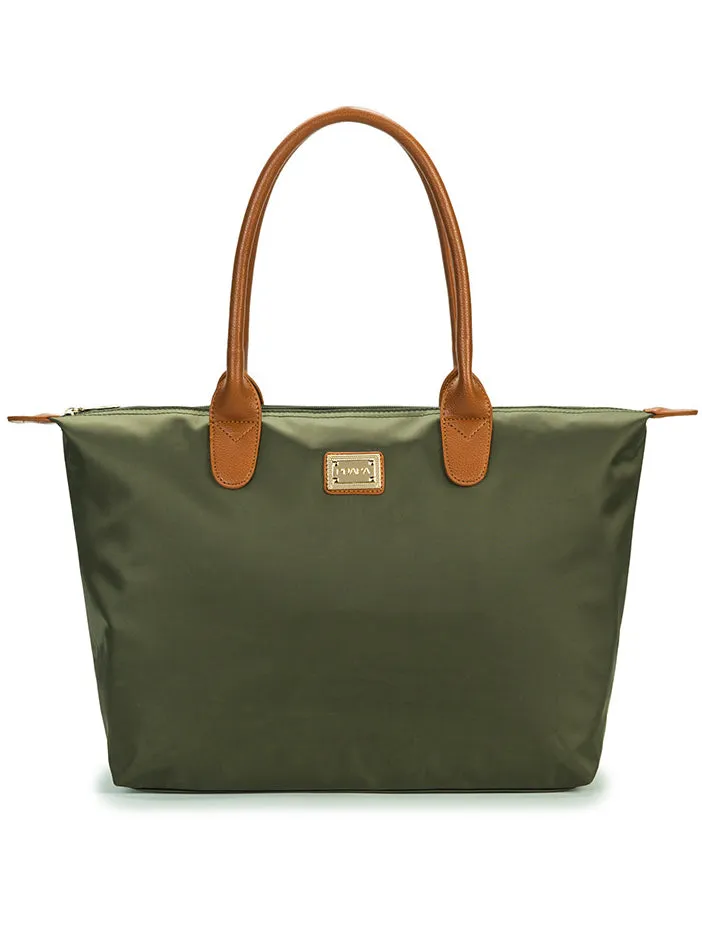Solid Color Simple Retro Oxford Leather Tarpaulin Bag