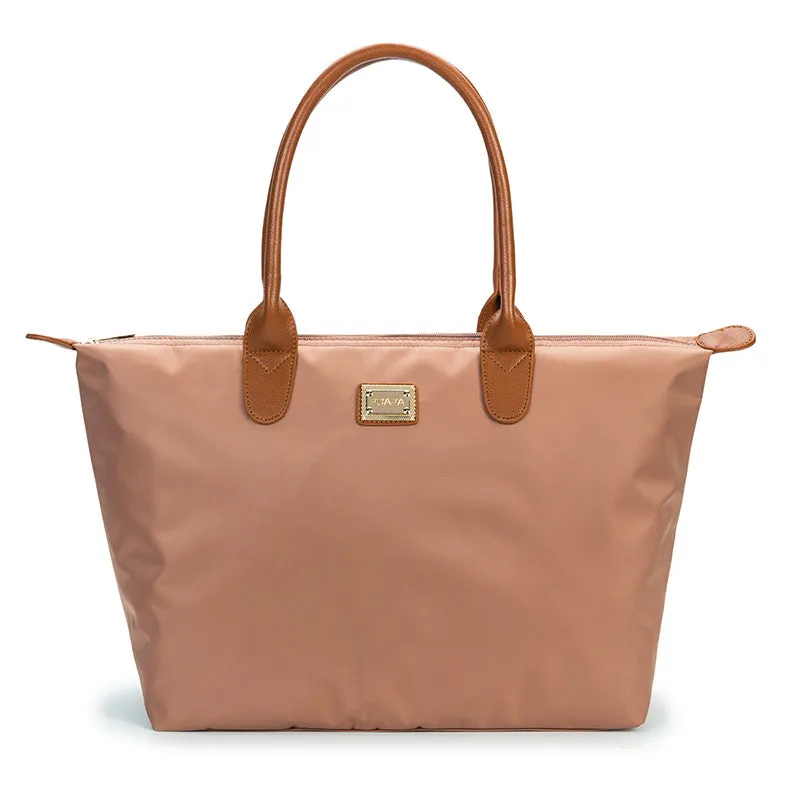 Solid Color Simple Retro Oxford Leather Tarpaulin Bag