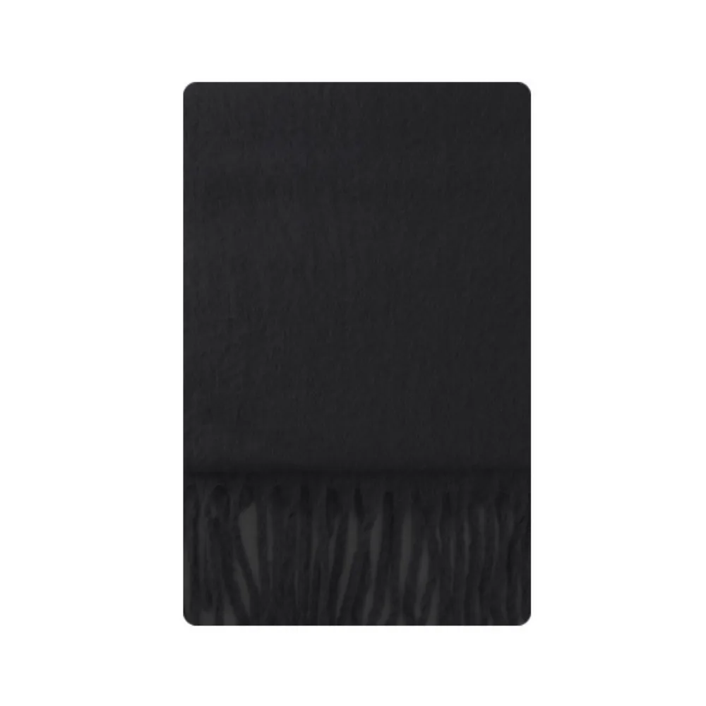 Solid Color Tassel Scarf