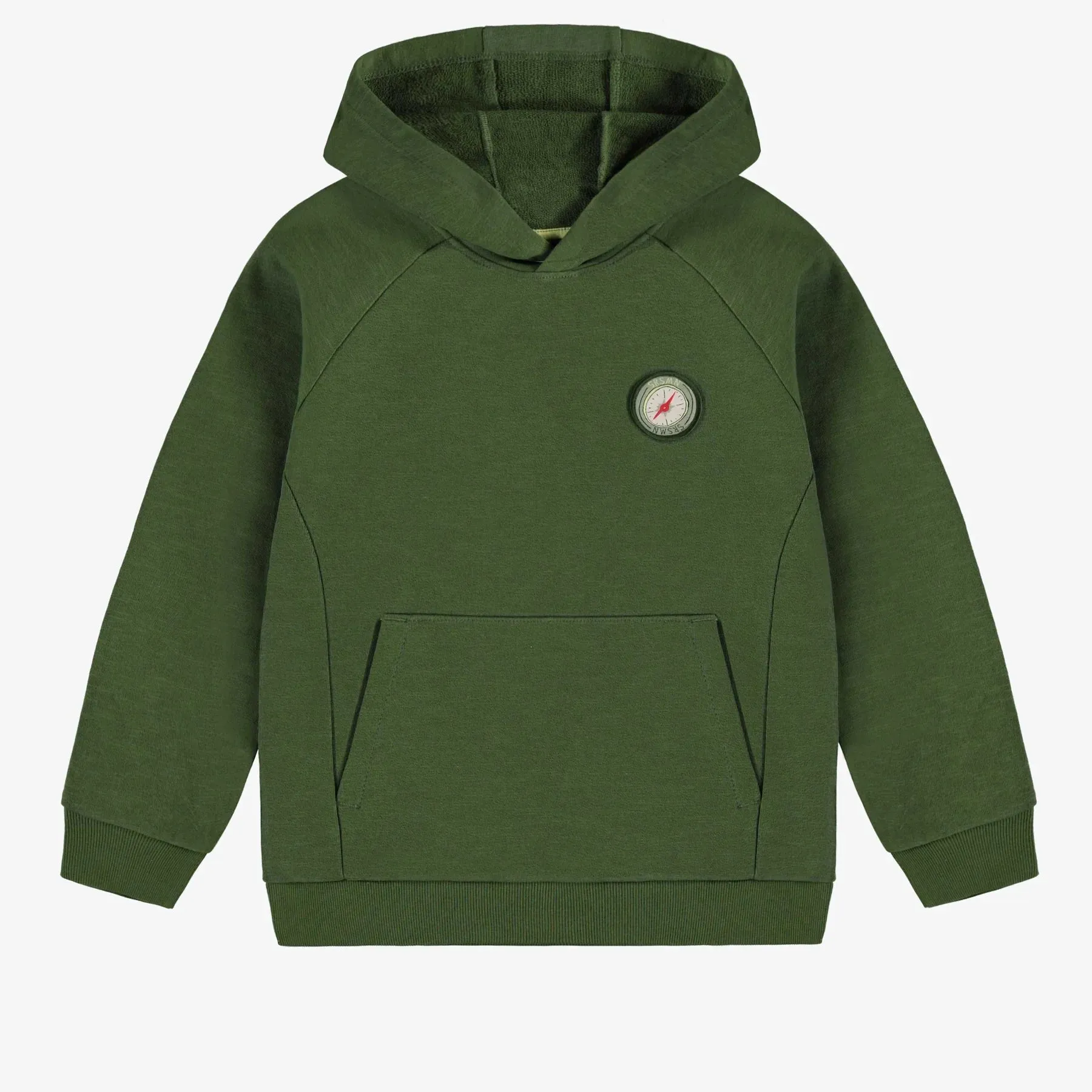 Souris Mini Boys Hoodie in French Terry - Green