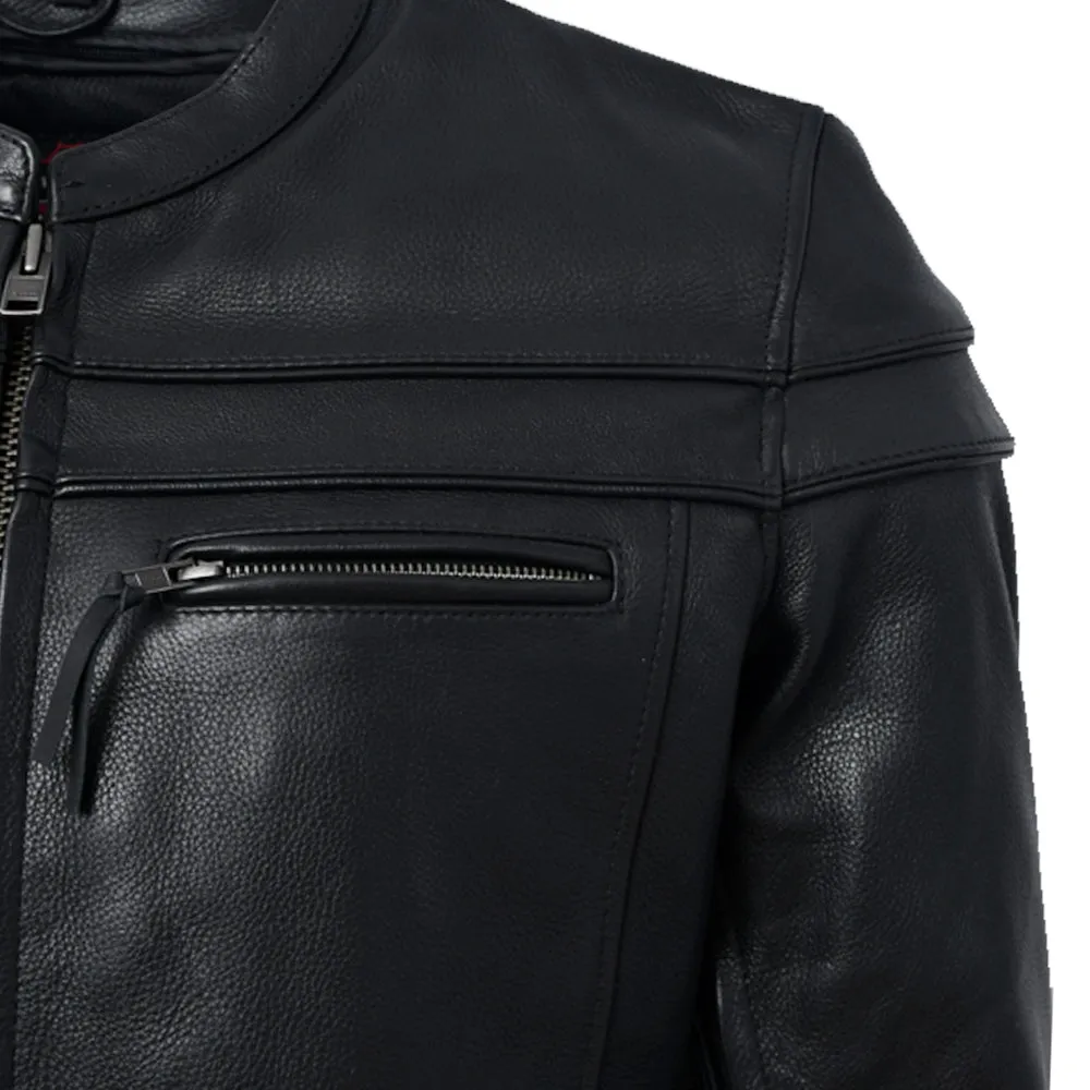 STROM Motorcycle Leather Jacket