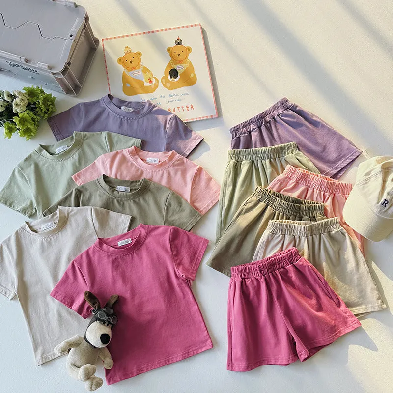 Supersoft Shorts & Tee Sets - Lilac