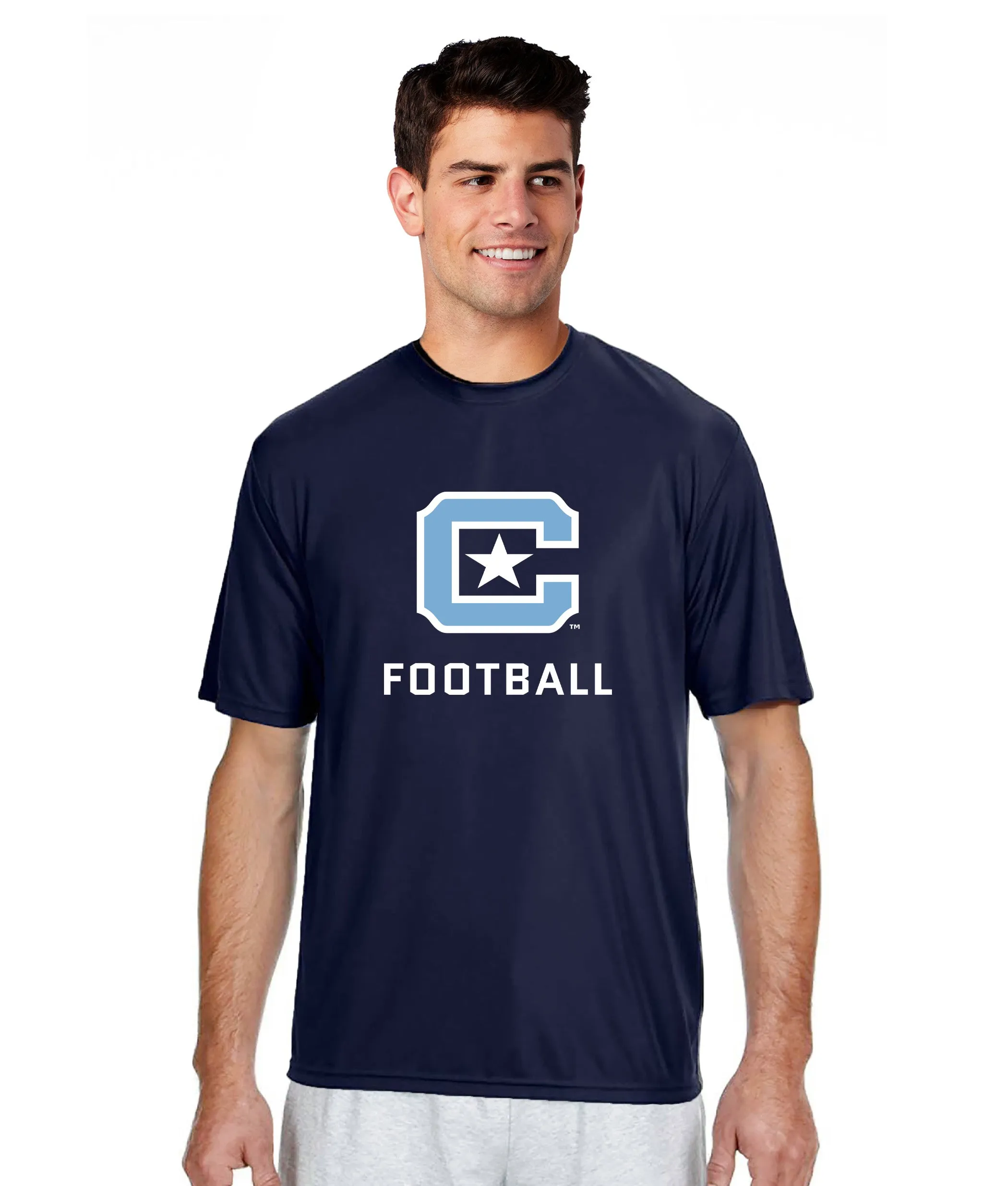 The Citadel C, Sports - Football,  Performance T-Shirt