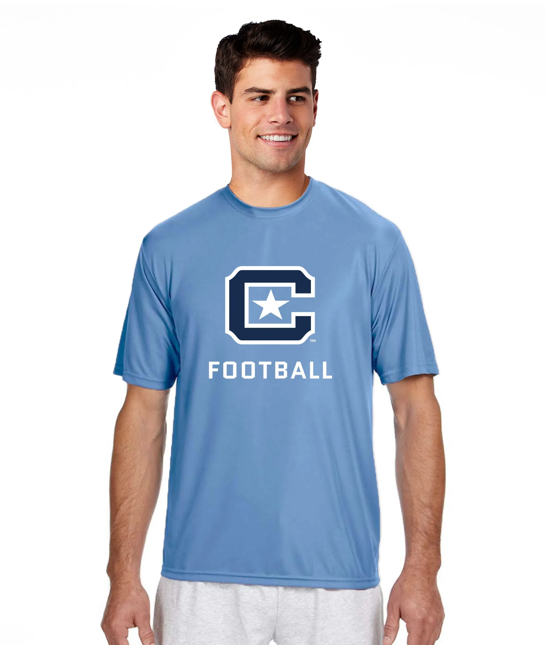 The Citadel C, Sports - Football,  Performance T-Shirt