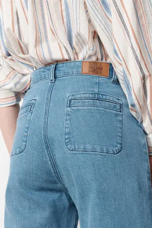 THERESA DENIM FLARED TROUSERS