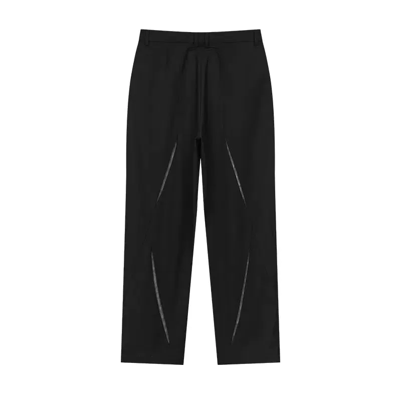 Three-dimensional Metal button Pants