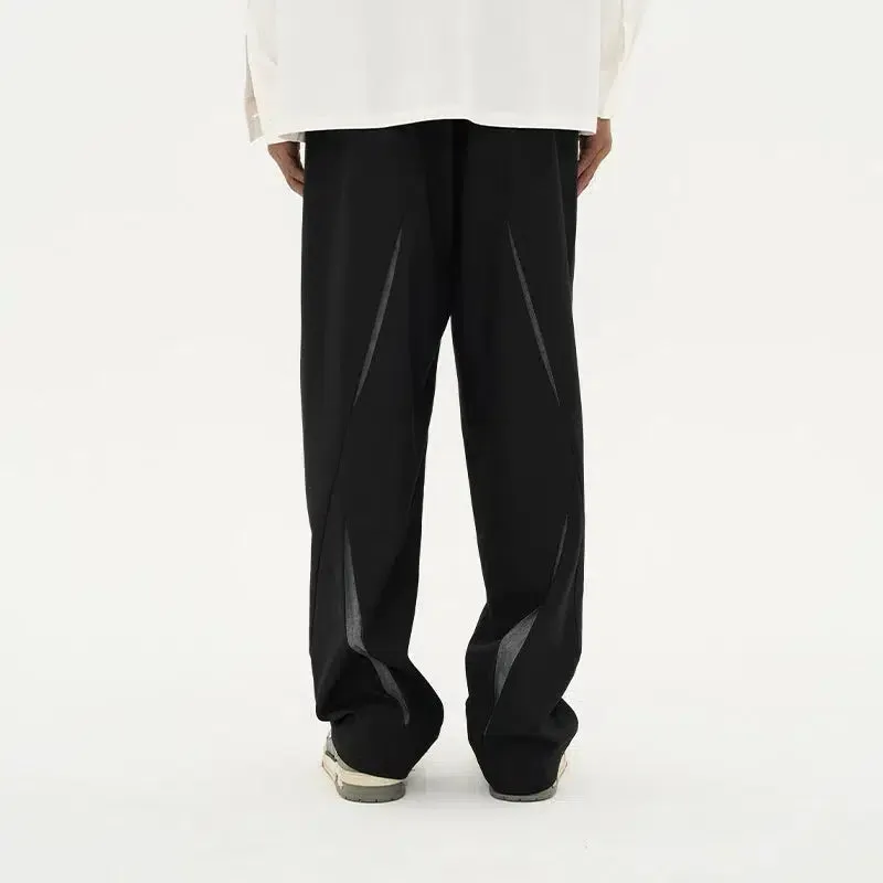 Three-dimensional Metal button Pants