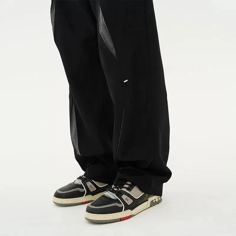 Three-dimensional Metal button Pants