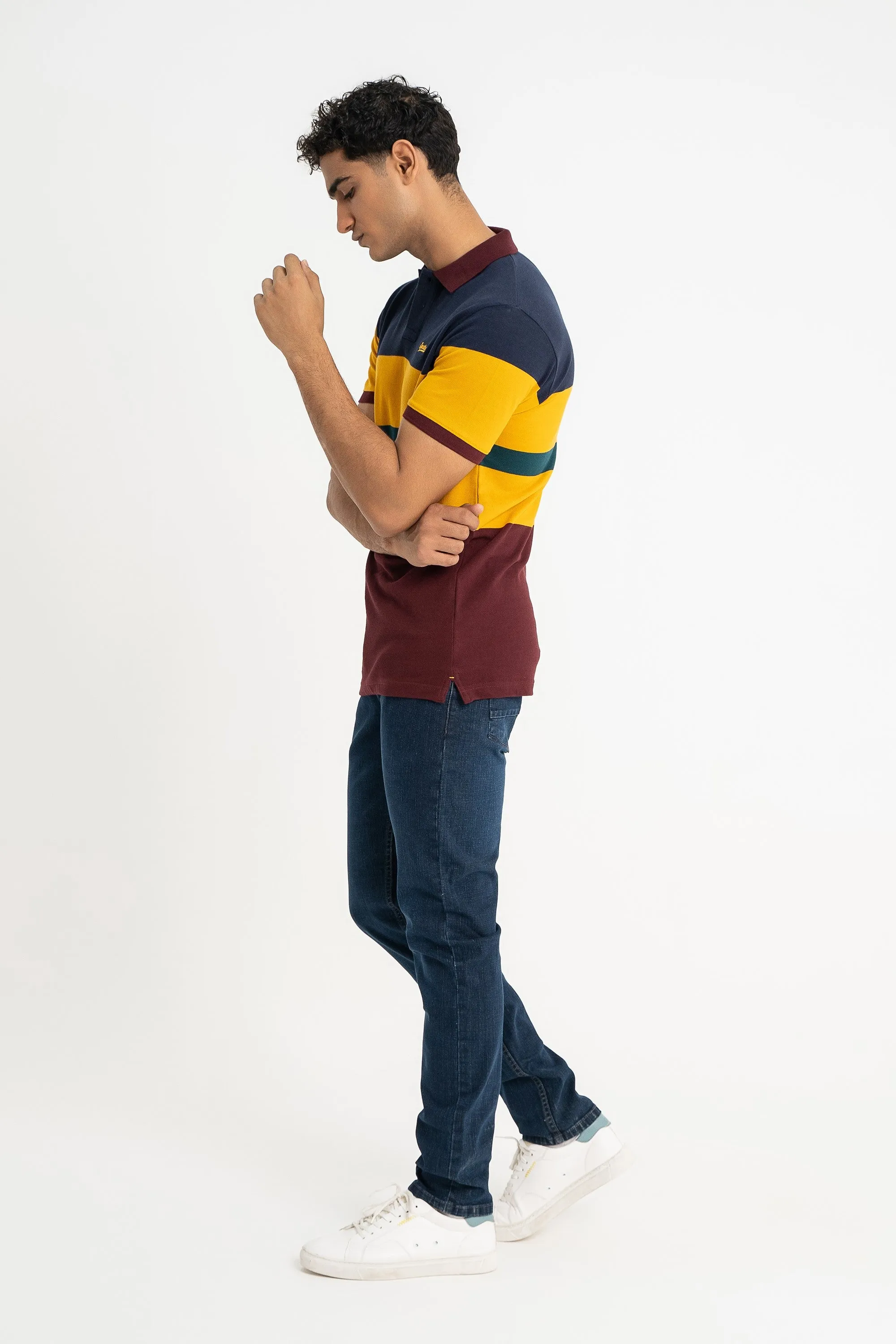 Tri-Color Combo Tee