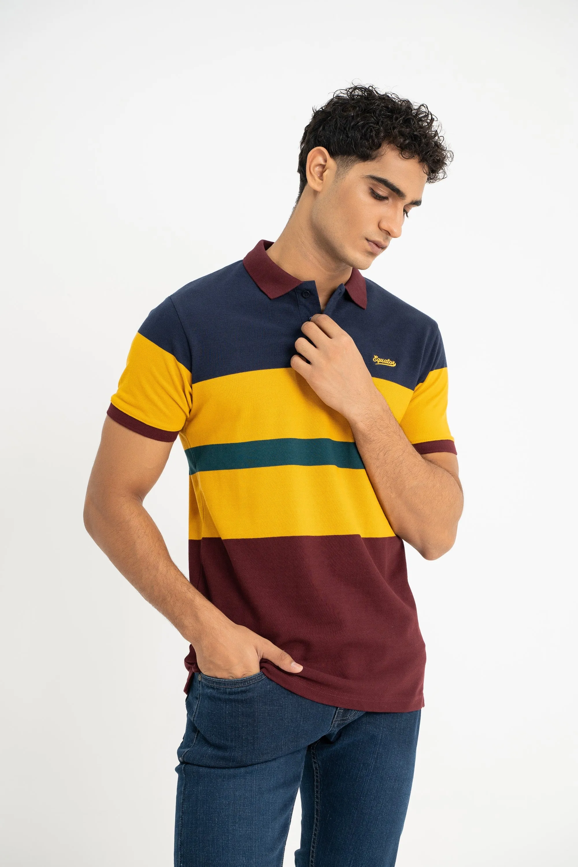 Tri-Color Combo Tee
