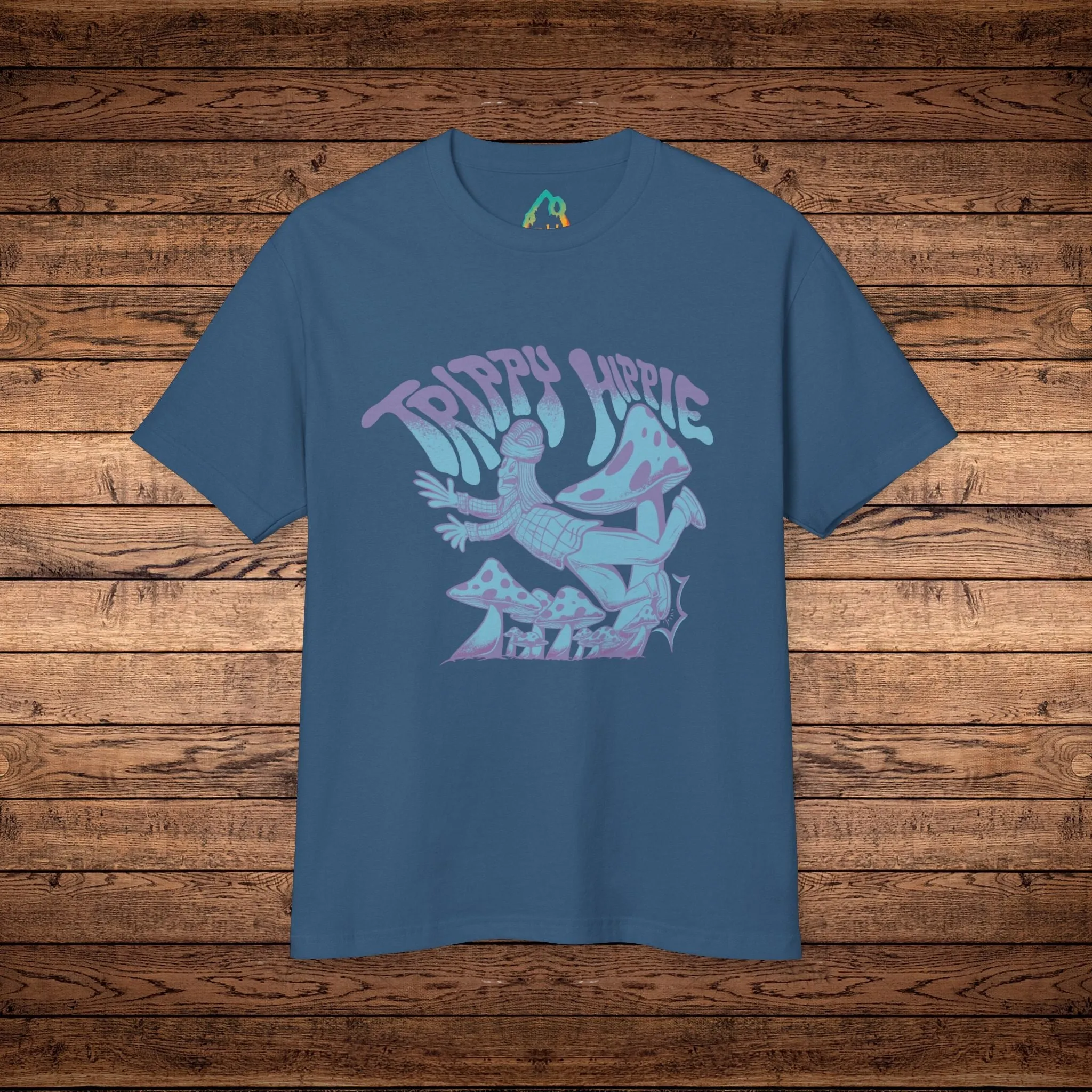 Trippy Hippie - Unisex Garment-Dyed Heavyweight Cotton Tee